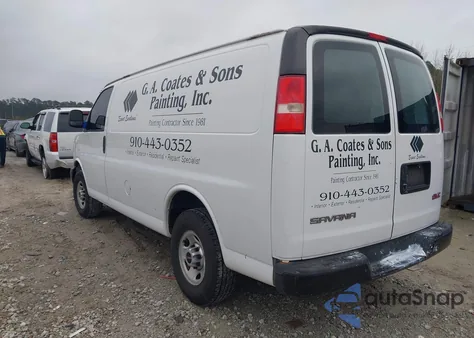 2017 GMC Savana 2500 Work Van z USA, uszkodzony, nr VIN 1GTW7AFF4H1126858